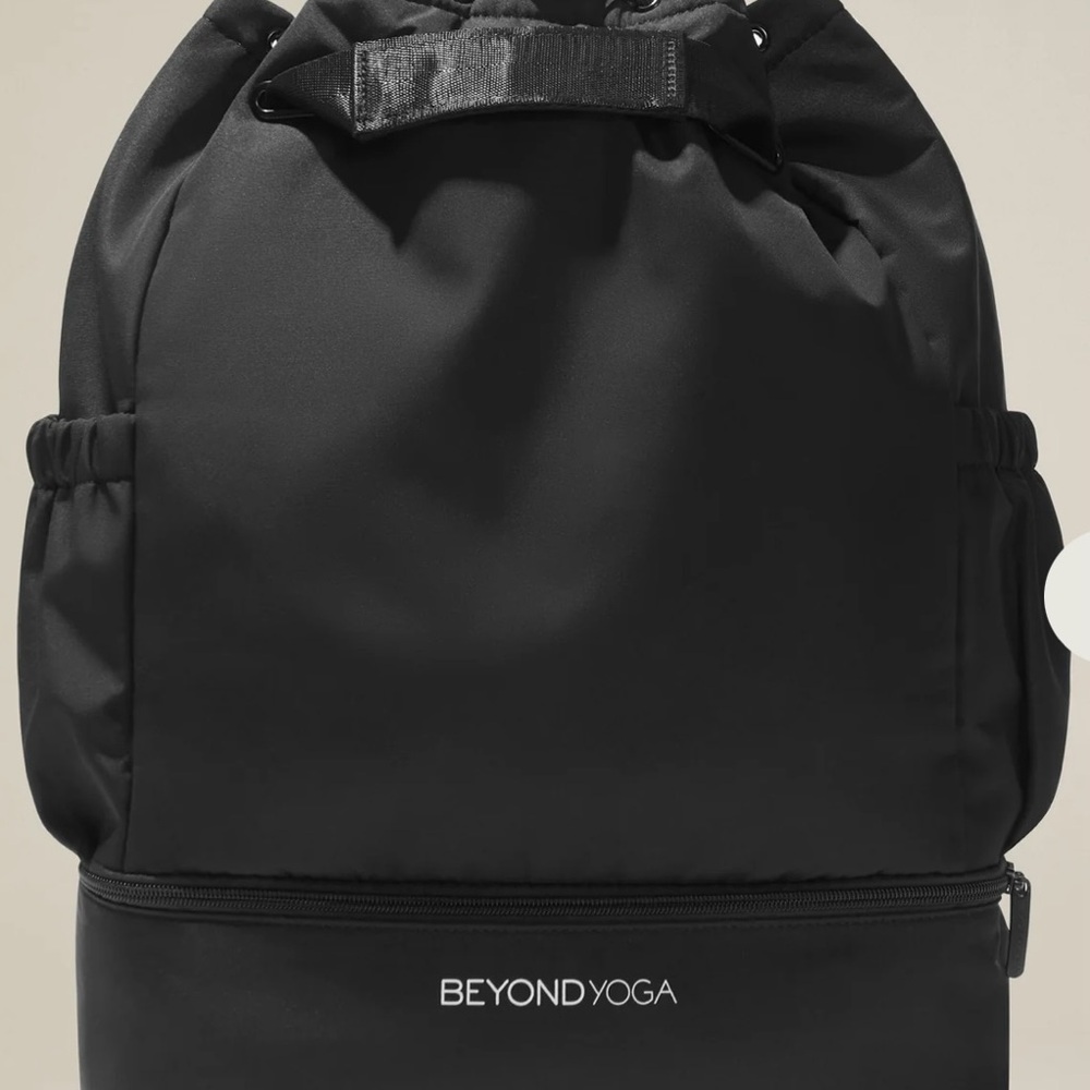 Beyond Yoga Black Convertible Gym Bag